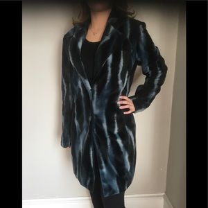 Vintage Blue Velvet Jacket